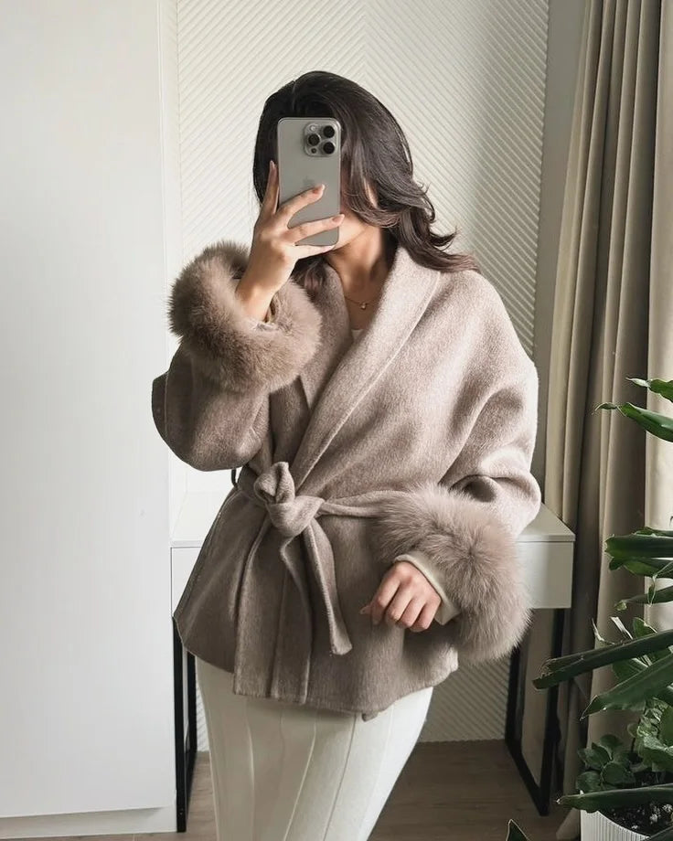 Royale Brume —Vintage Wool Short Coat