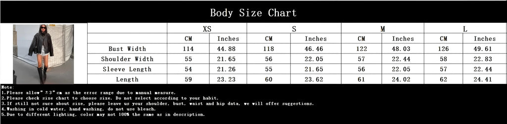 KONDALA Casual Chic Black Leather Jackets Women Long Sleeve Buttons Elastic Oversized Coats Fashion 2025 Fall Streetwear Coats