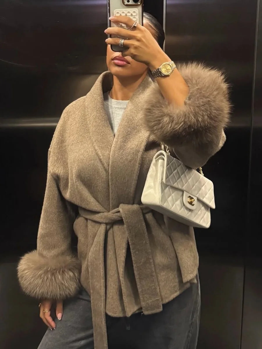 Royale Brume —Vintage Wool Short Coat