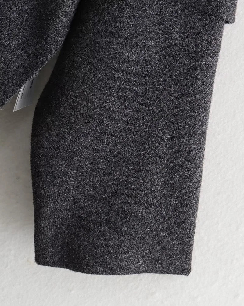 MUJER Plush Winter Coats for Women Asymmetric Scarf Demi-season Jacket for Women Parkas Long Sleeve Padded Coat Woman Jacket