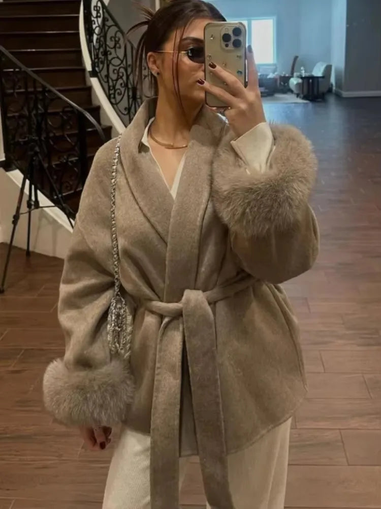 Royale Brume —Vintage Wool Short Coat