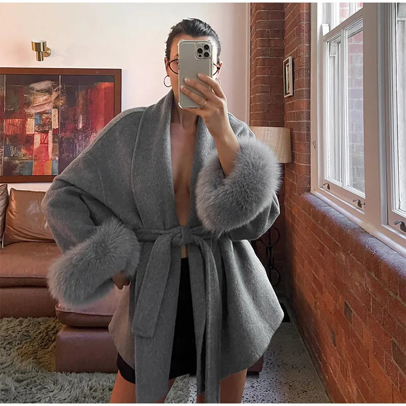 Royale Brume —Vintage Wool Short Coat